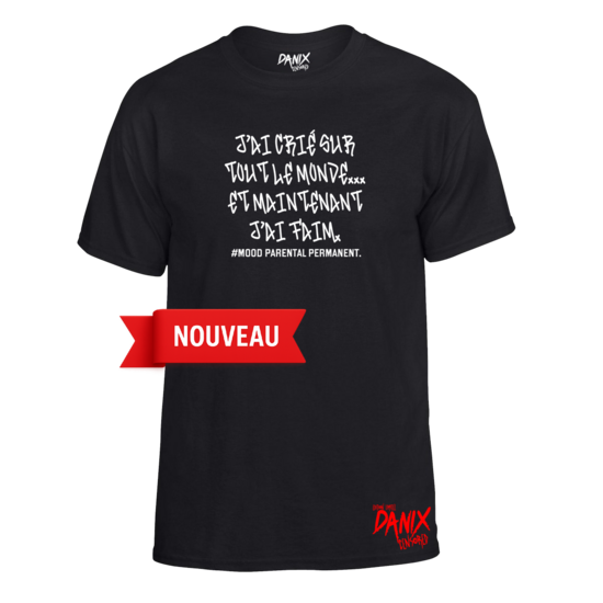 Tshirt J’ai crié sur tout le monde... et maintenant j’ai faim.